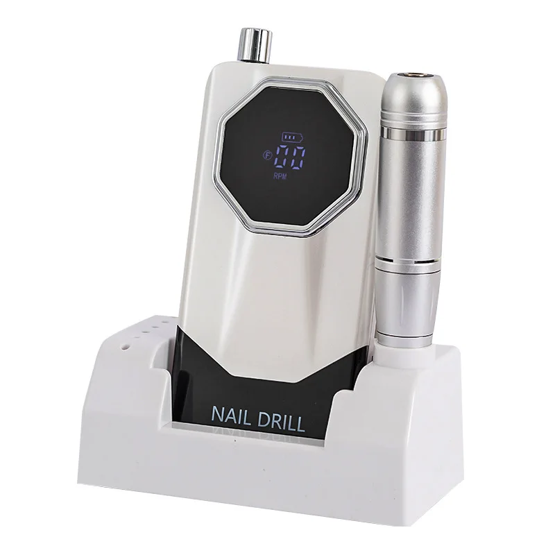 Professional 15W Cordless Nail Drill Machine V11 Rechargeable Portable Gel Polisher Drill Machine Nail Supplier