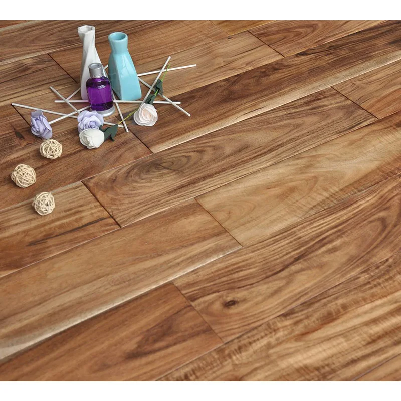 
18mm Solid hardwood acacia flooring wholesale price 