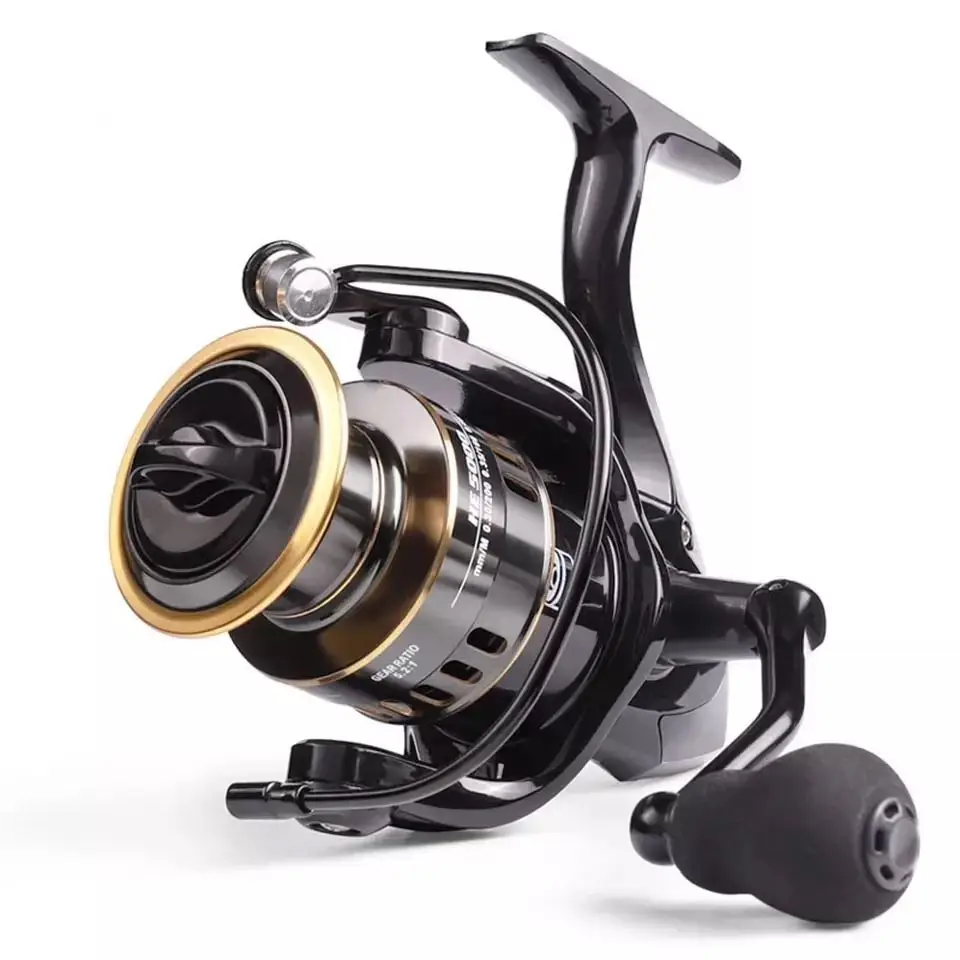 Fishing Reel HE500-7000 10KG Max Drag Metal EVA Grip Spool Spinning Reels Saltwater Fishing Accessories