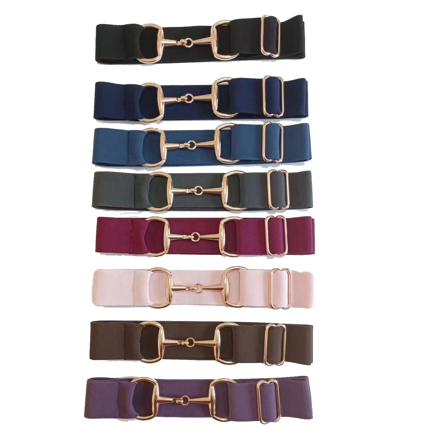 1.5 Inch 4cm Wide Snaffle Bit Buckle Free Logo Engraving High Waist Equestrian Belt No MOQ Nylon Model