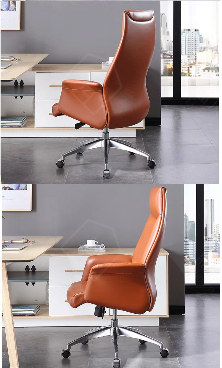 Fashion Design Computer Leather Swivel Up down Adjustable Meeting Home Office Chair