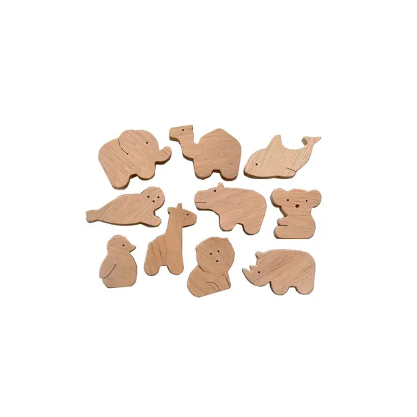 Wooden Forest Animals Hooks Knobs For Kid Dresser Drawers, Pulls for Kids Room - Forest, Safari, Australian, Sea Animals
