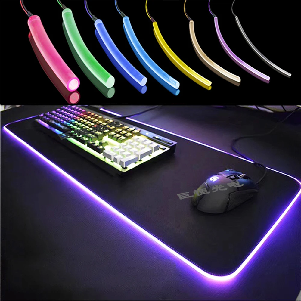 Factory sale 2.5mm Side glow plastic optical fiber cable for lighting light decoration