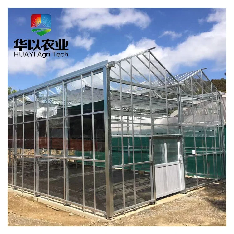 Wholesale Intelligent Climate Control System Glass Dome House Glass house Other Greenhouses For Vegetables/Flowers