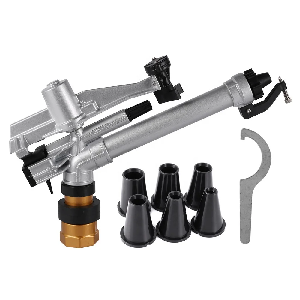 360 Degree 2 Inch Rocker Impact Sprinkler Long Distance Agricultural Farmland Lawn Orchard Irrigation Rain Gun