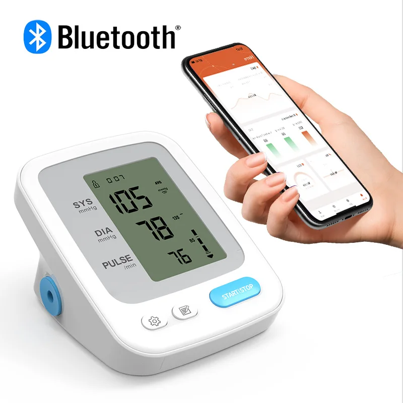 Yonker sphygmomanometer Arm BP Monitor tensiometro digital de brazo Electronic Bluetooth Blood Pressure Monitor