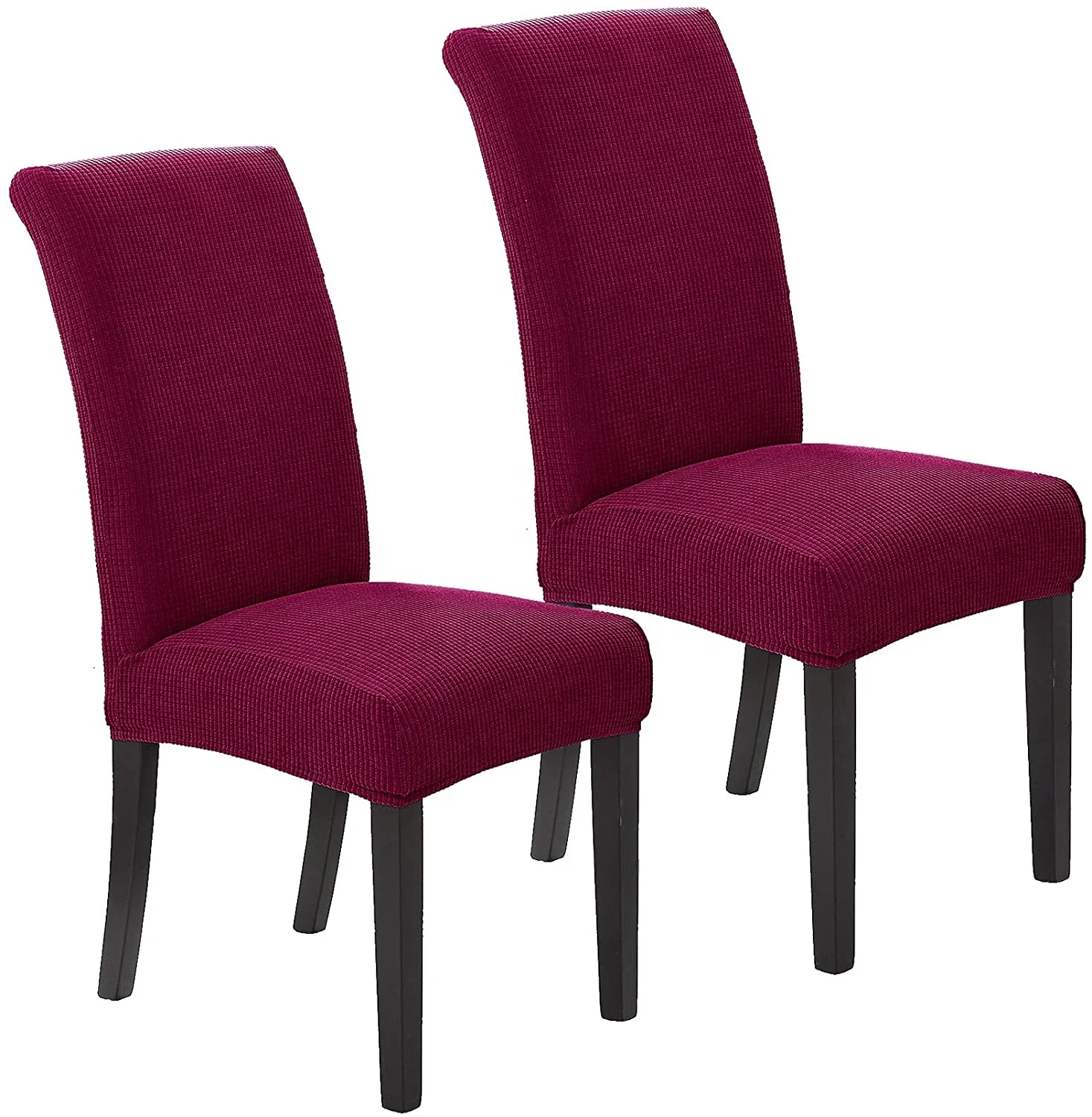 Wholesale Stretch Removable Washable  Chair Covers Seat Protector For Dining Room Office