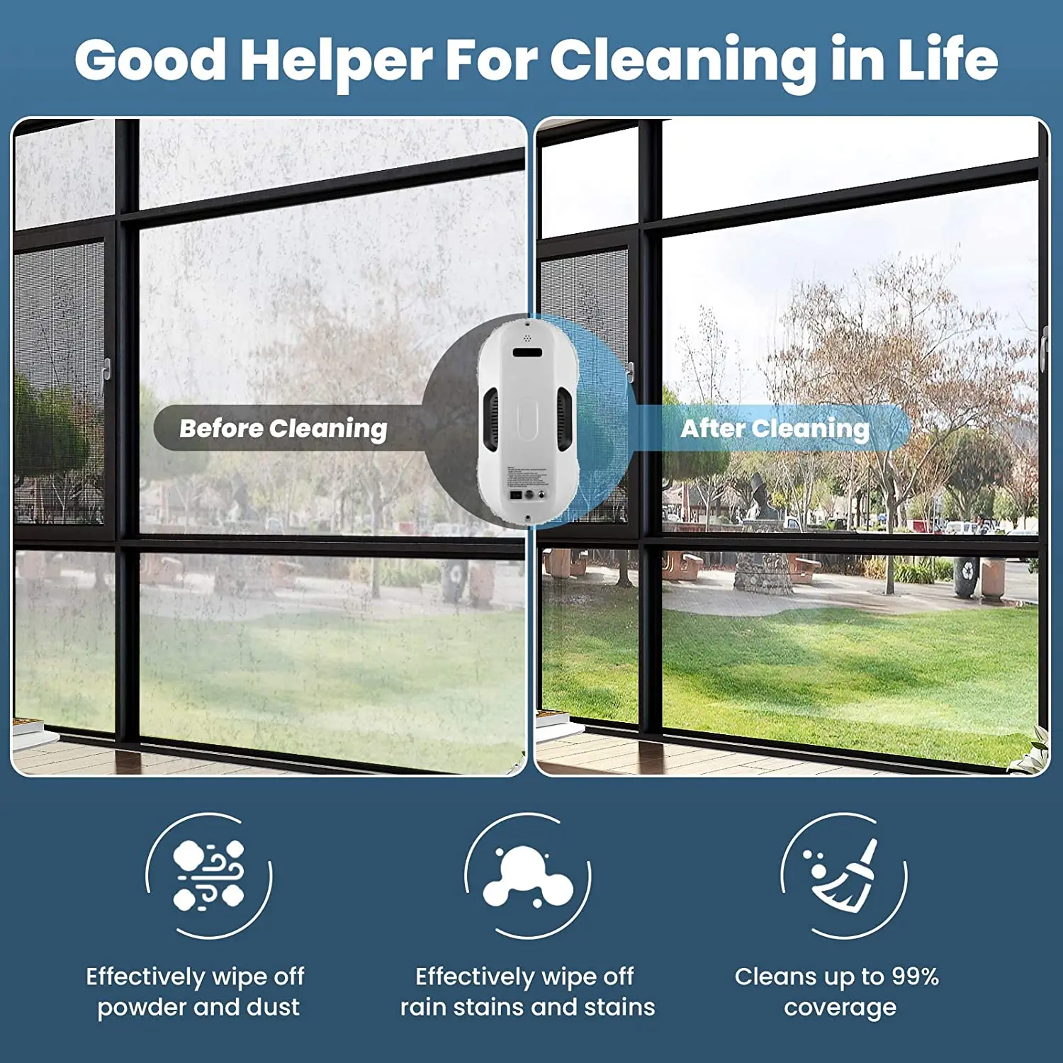 Automatic Safety Washer Robot Window Cleaner Glass Window Cleaning Robot Vacuum Cleaner