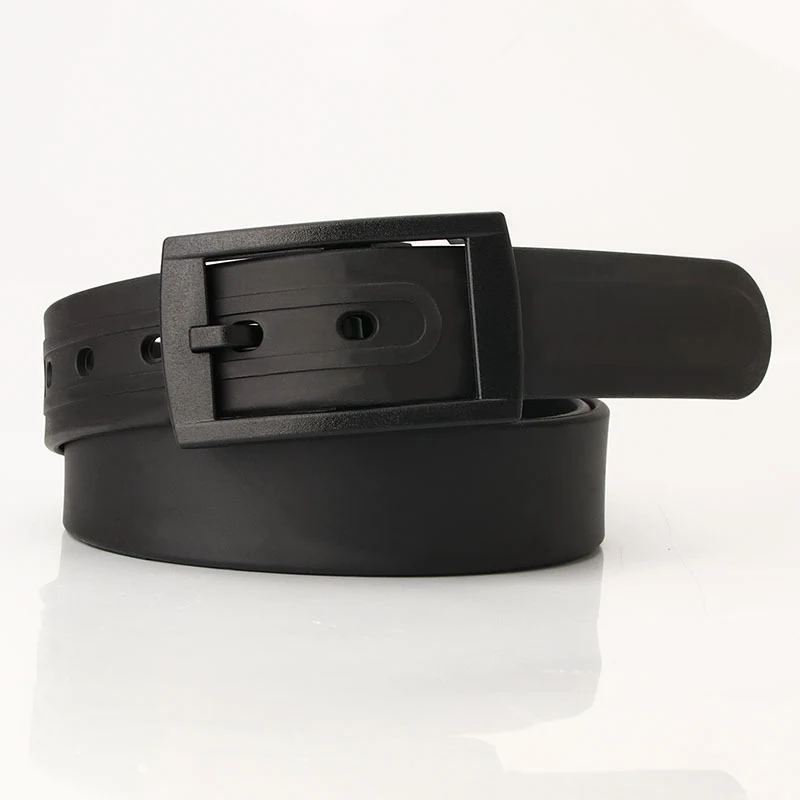 Wholesale Fashion Environmental Colorful Woman Mens Unisex Plastic Buckle Belt