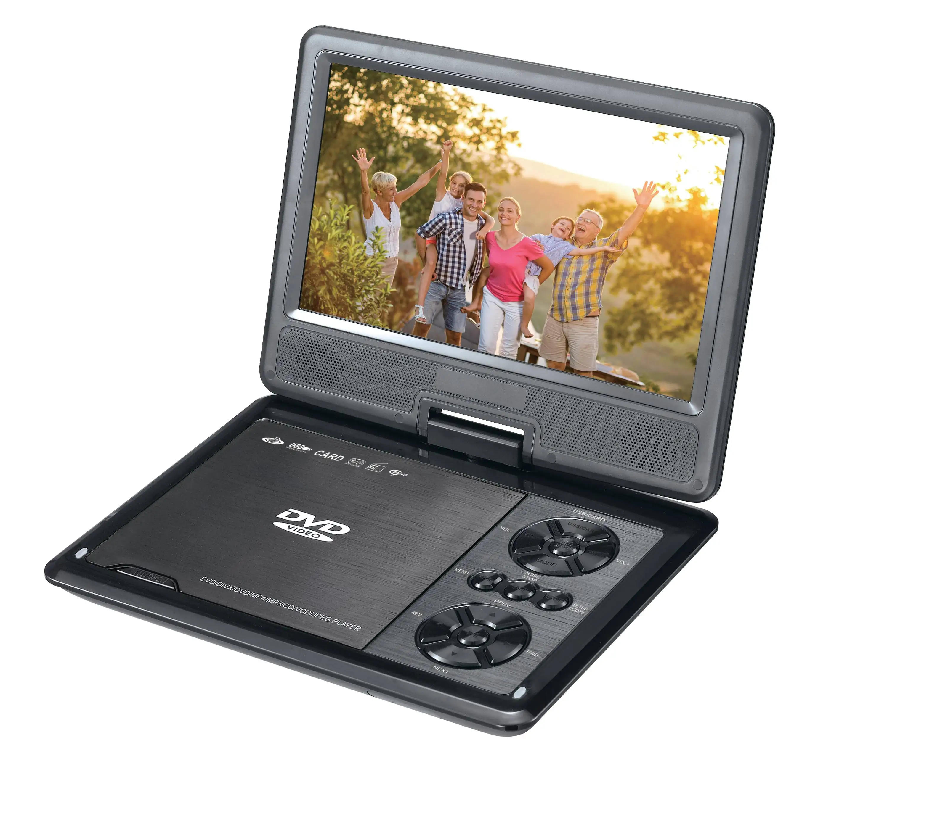 9 дюймов led экран USB перезаряжаемые портативный dvd-плеер