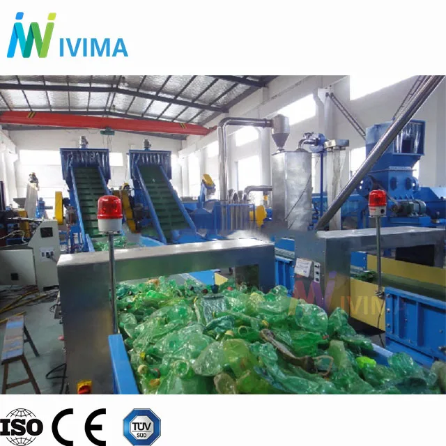 2022 hot sale Waste plastic pet bottles recycling washing machine line/crushing washing drying plant with good price