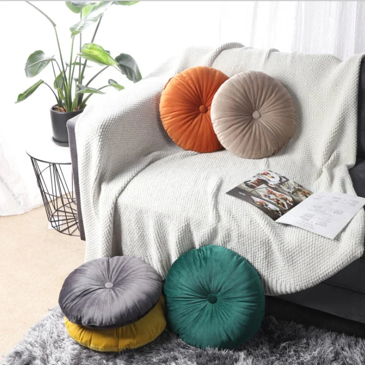 Nordic Style Removable Washable Fashion Round Shape Chair Creative Floor Seat Sofa Cushion