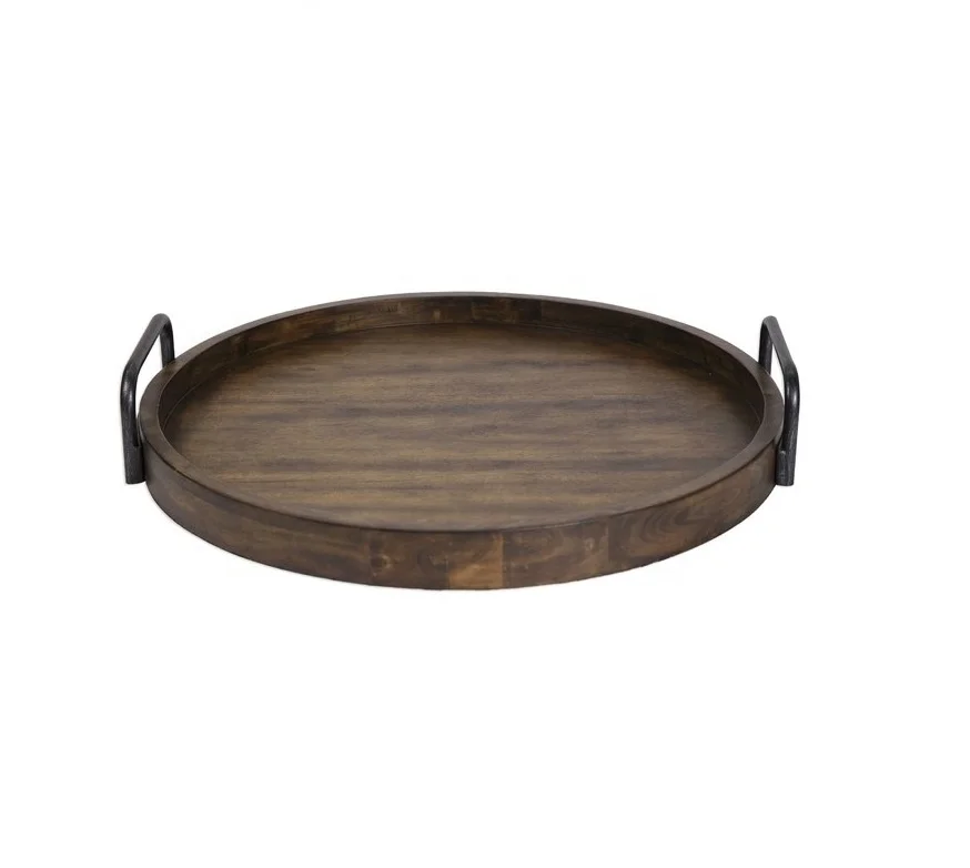 Indian Top Listed Product Round Wooden tray