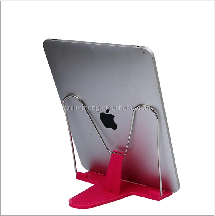 colorful plastic and metal  office stationery book holder folding  book stand
