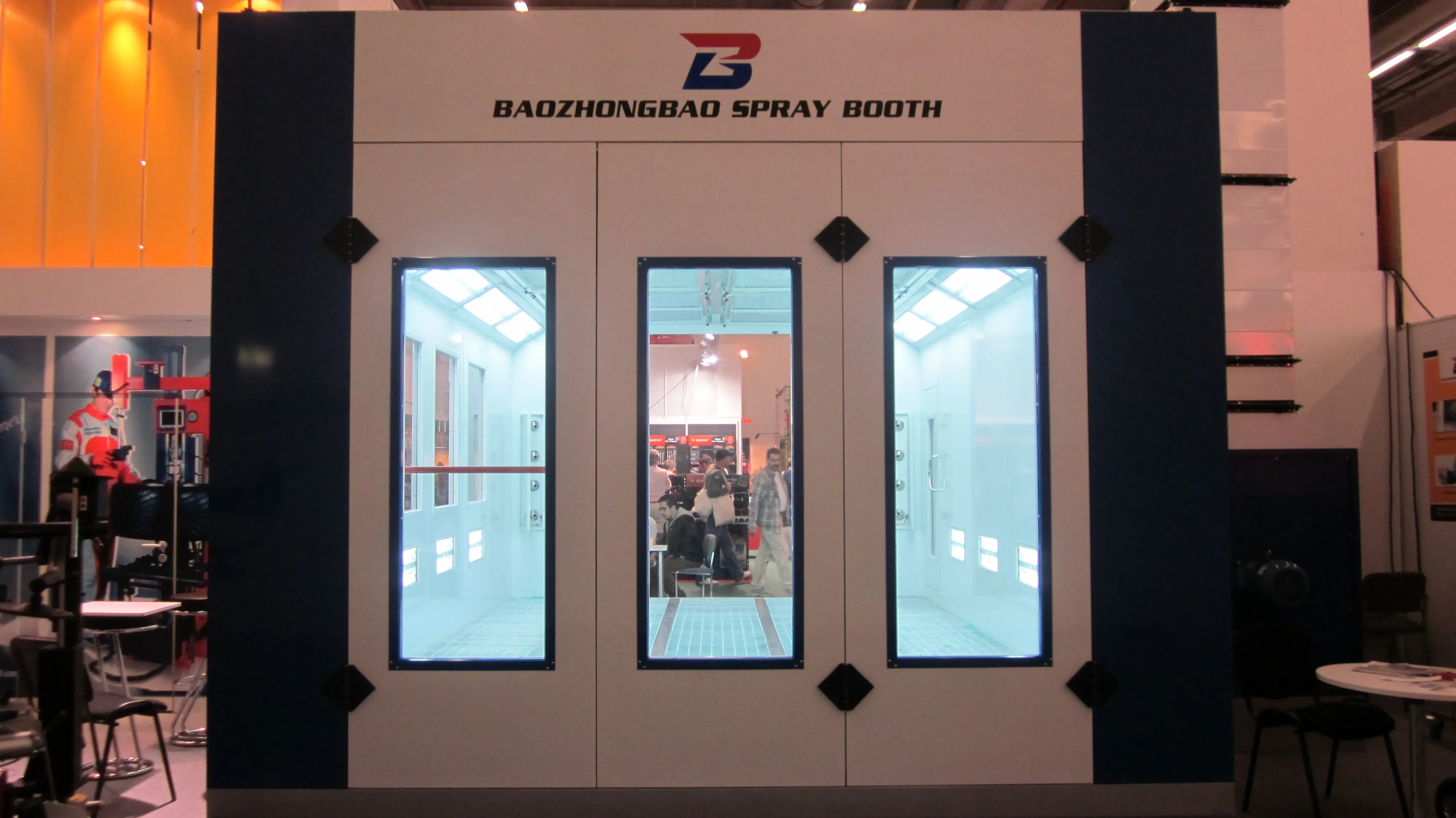  BZB Auto Spray Booth with diesel