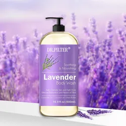 OEM Body Wash Private Label Skin lavender extract moisturizing Shower Gel