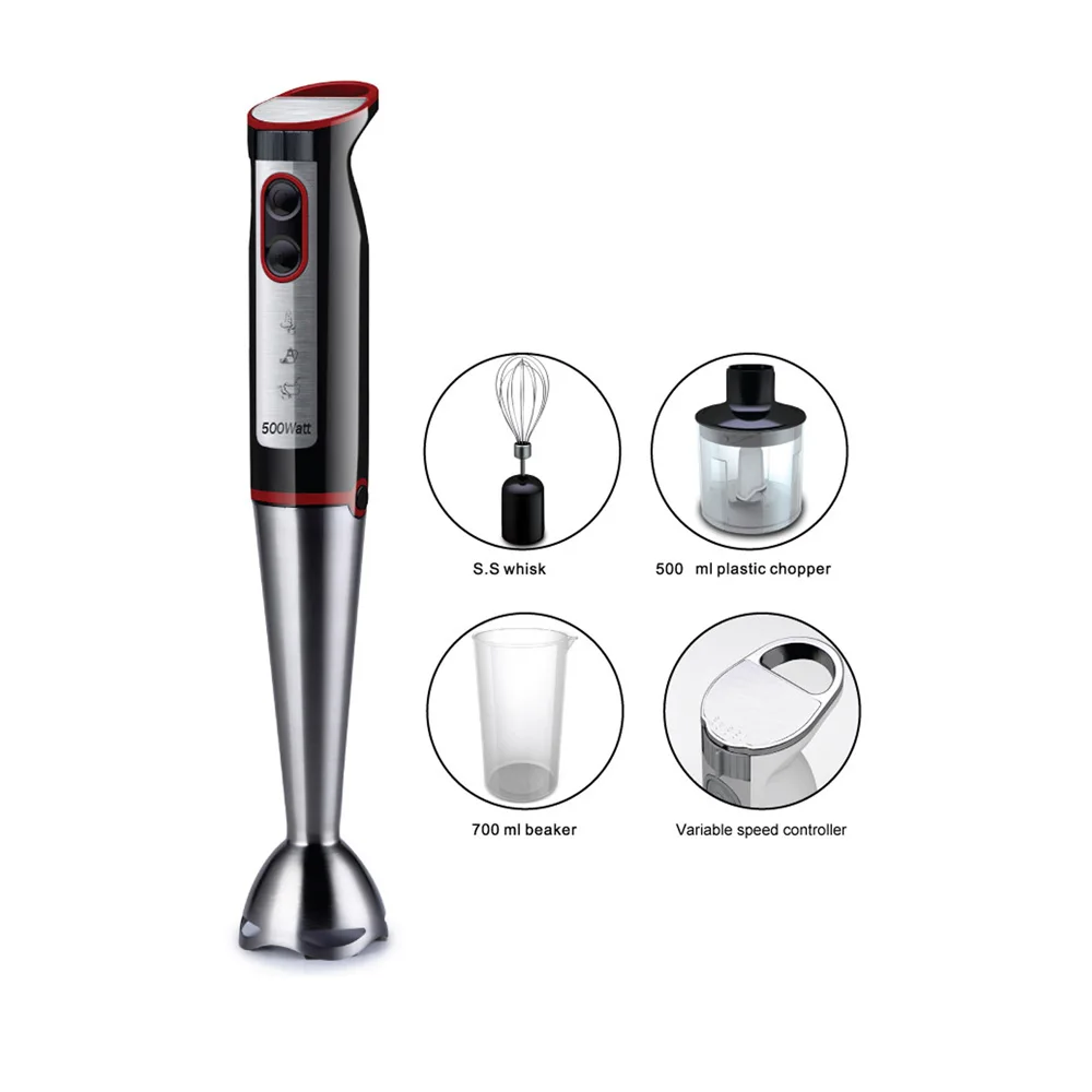 
HB2810 Hot Sales Household 200w 400w Hand Blender Stick Blender 