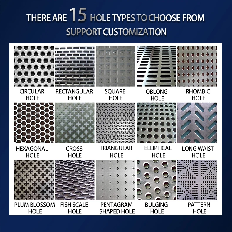 Micro Circle Hole Metal Panel Mesh Screen Factory Air Filter Perforated Sheet Decorative Perforated Metal Panel