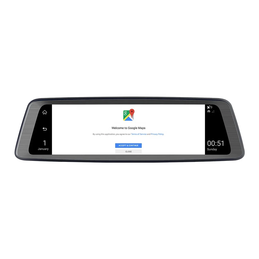 10 Inch Android 4G Car Dashboard Dual Camera with Night Vision WiFi GPS Navigation ADAS