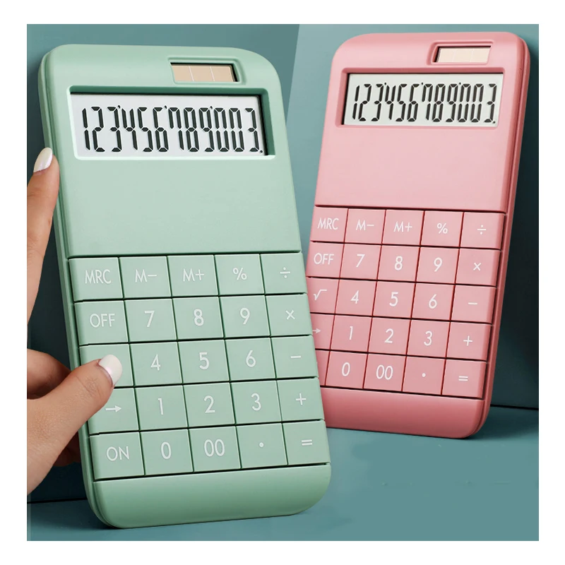 
Portable pocket calculator custom logo printing calculator calculator solar 