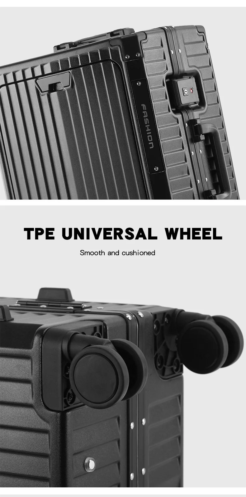 Carry On Luggage  laptop Luggage Suitcase with Cover Matte Spinner Wheel Luggage Lightweight PC Travel Suitcase