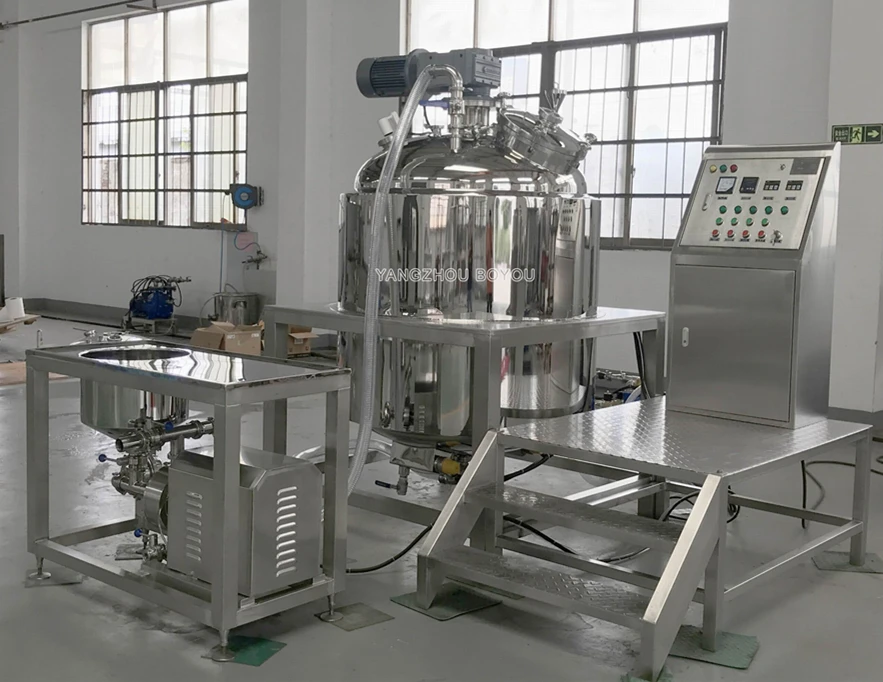 Lab Size Cream Making Homogenizer Cosmetic Cream Machine Laboratory Emulsifying Mixer