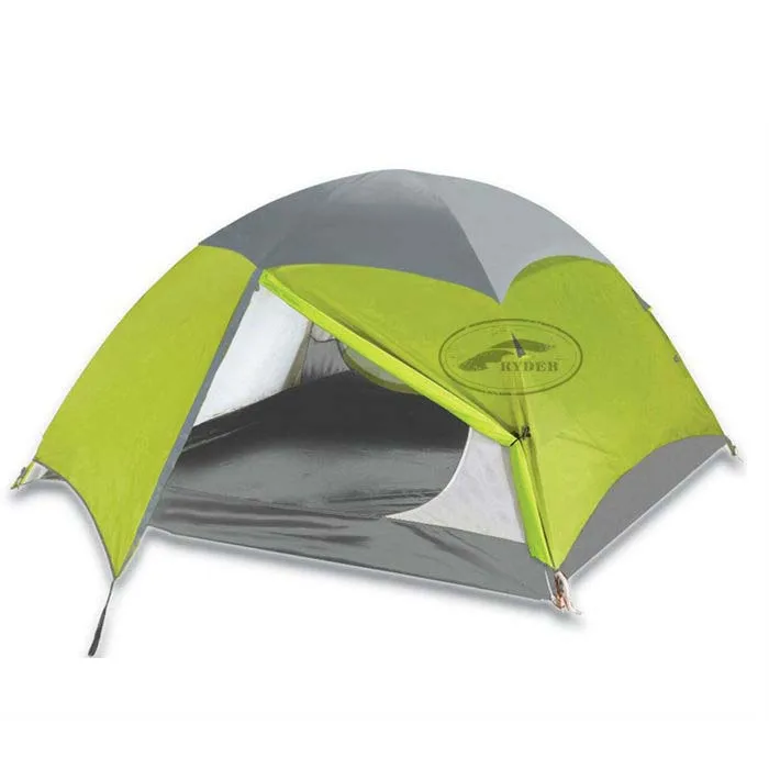 Custom Logo Bespoke Professional 3 Person Stylish Trendy Double Skin PU Treated 2000mm All Purpose Backpacking Dome Tent