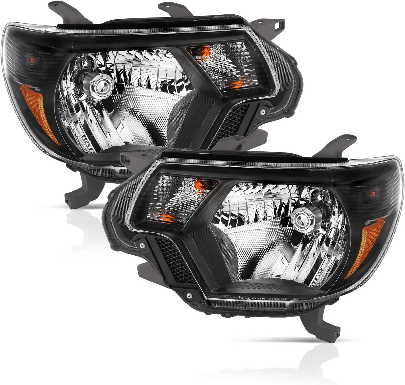 Car Parts Headlamp Halogen LED DRL Headlight For Toyota Tacoma 2012-2015 Front Lamp Black Bezel TO2503213 81150-04180