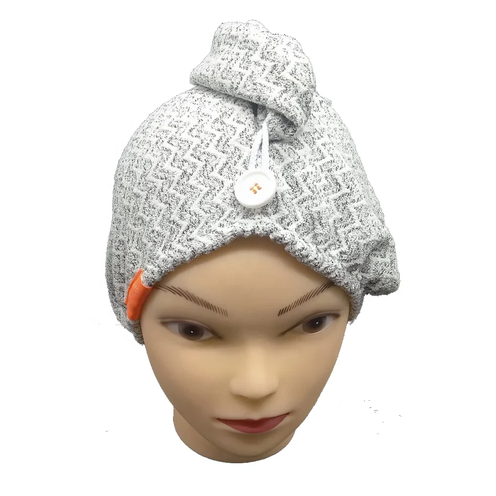 
Factory Wholesale Custom New Fashion Super Absorbent Fast Dry Microfiber Hair Wrap Towels Chevron Microfiber Turban Towel 
