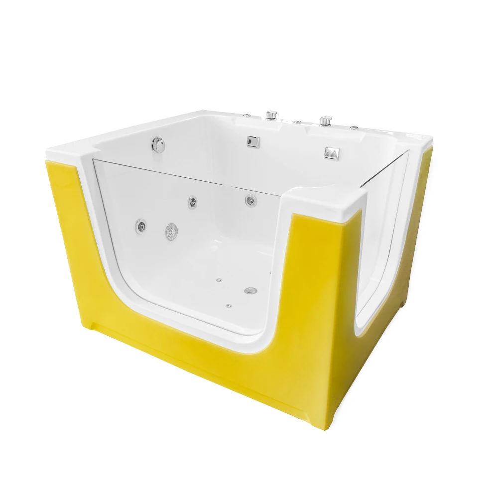 Baby Spa Center Swim Pool Hydromassage Baby Bathtub with place it in the bathroom