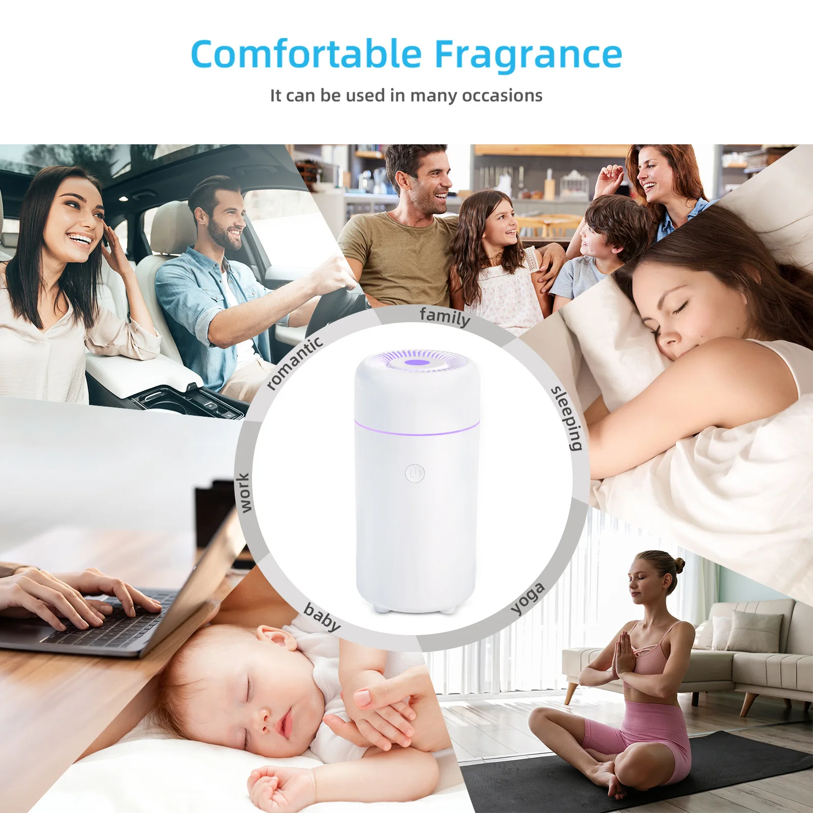 OWNSWING Humidifier Home hotel desktop fog mute usb Air humidifier Aromatreatment machine