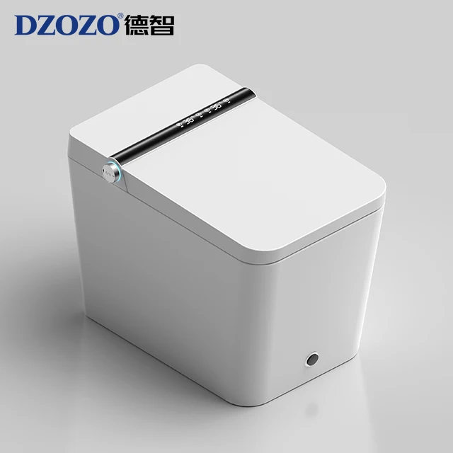 p trap uk auto-flush eco smart built-in bidet toilet wc