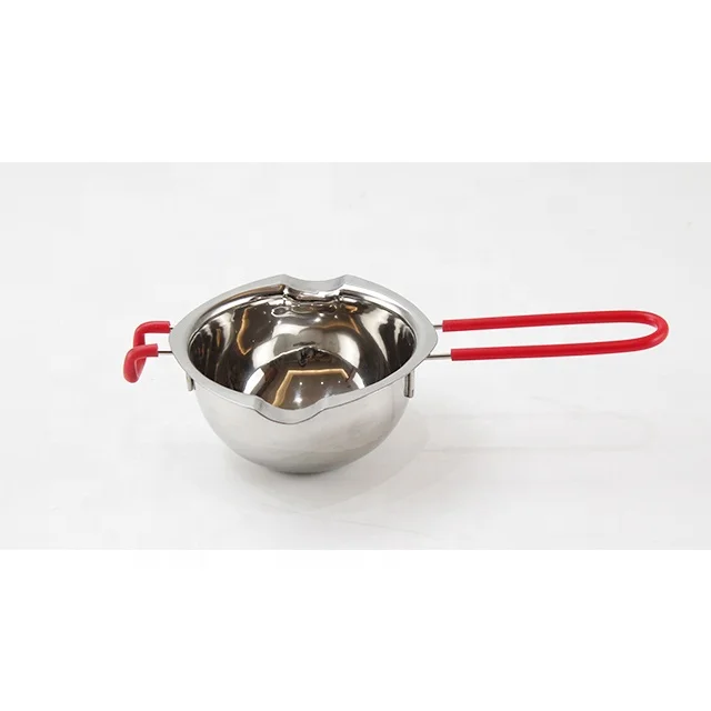 bakeware butter sugar cheese hot chocolate pots stainless steel melting pot for chocolate melting pot with long handle