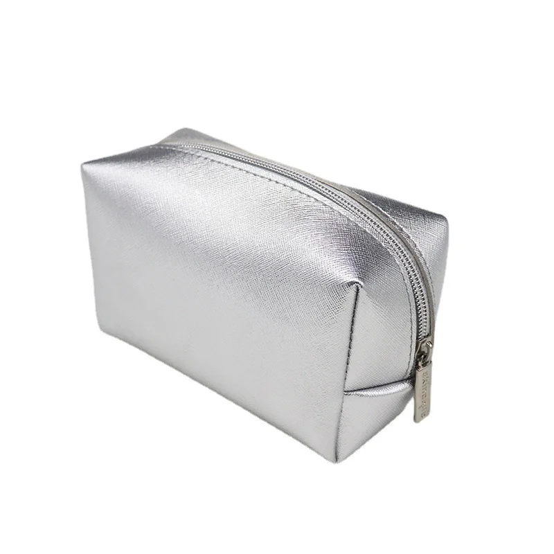 2024 Foreign Trade Hot Sales Pu Small Hand Hold Makeup Bag Portable Female Travel Toiletry Bag Cosmetics Storage Bag Wholesale