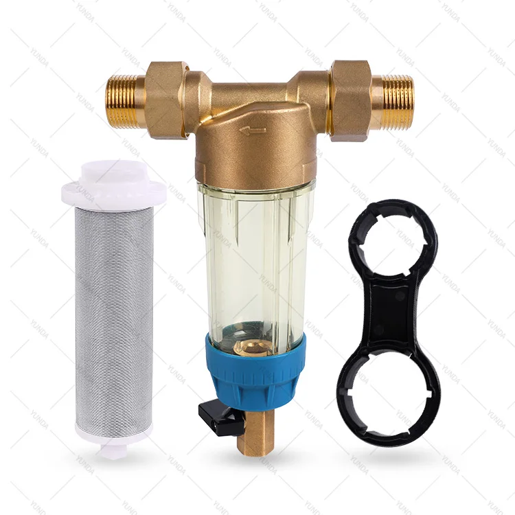 Removes Sediment, Rust, Sand, 40 Micron, Reusable,Whole House Spin Down Sediment Water Filter
