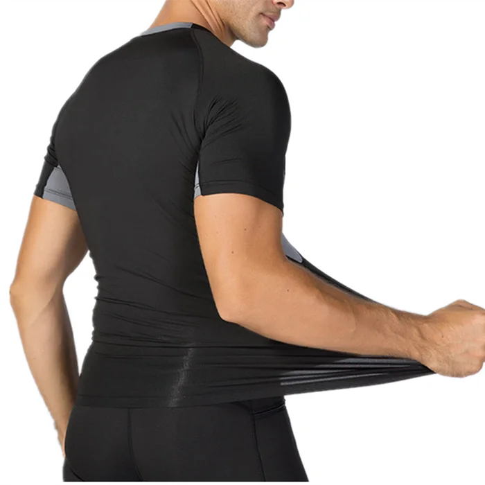 Ruguo T-Shirt Da Uomo Con Muscoli Addominali Finti Uomo Intimo - Foto 11