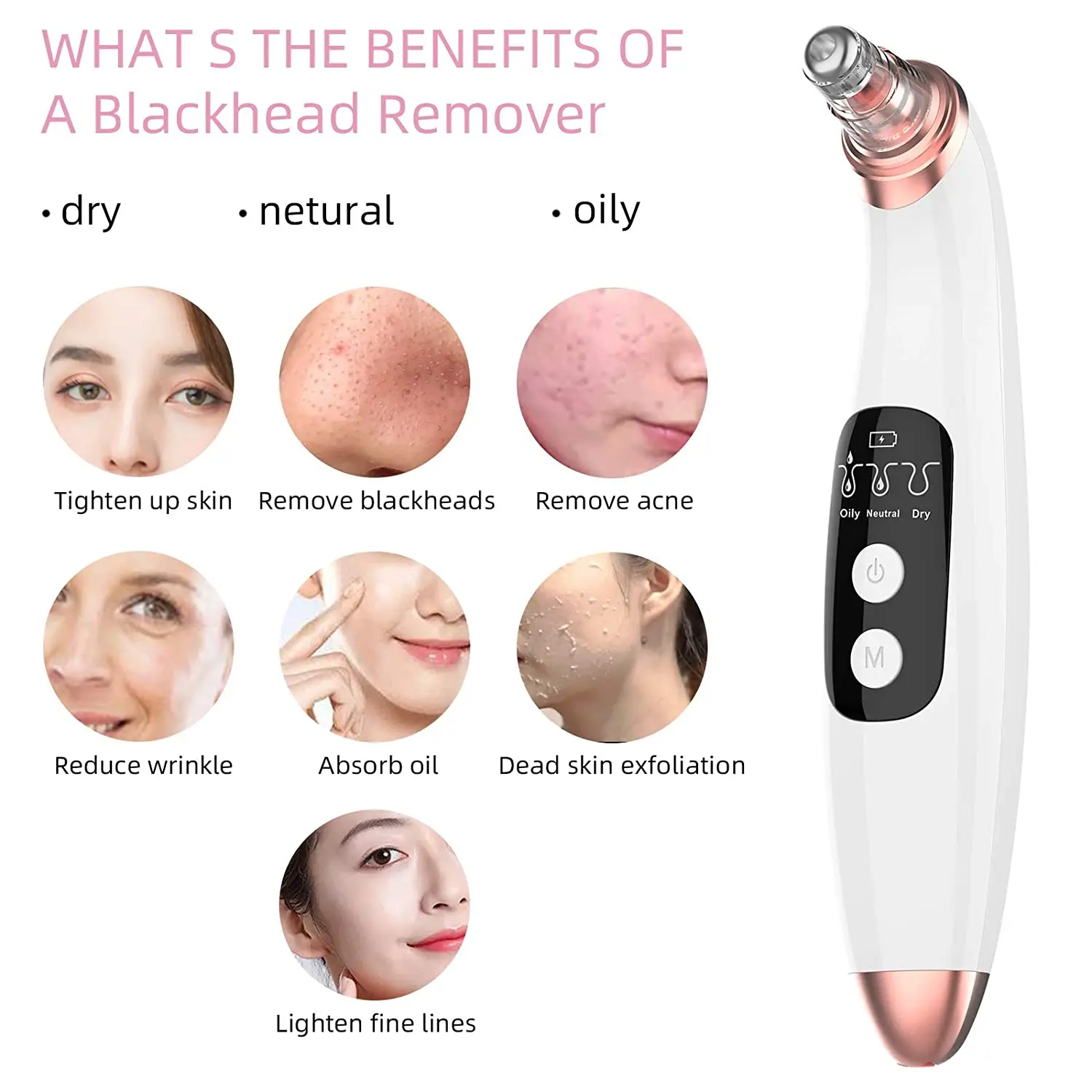 
Electric Deep Cleasing Nose Device For Removing Blackheads 