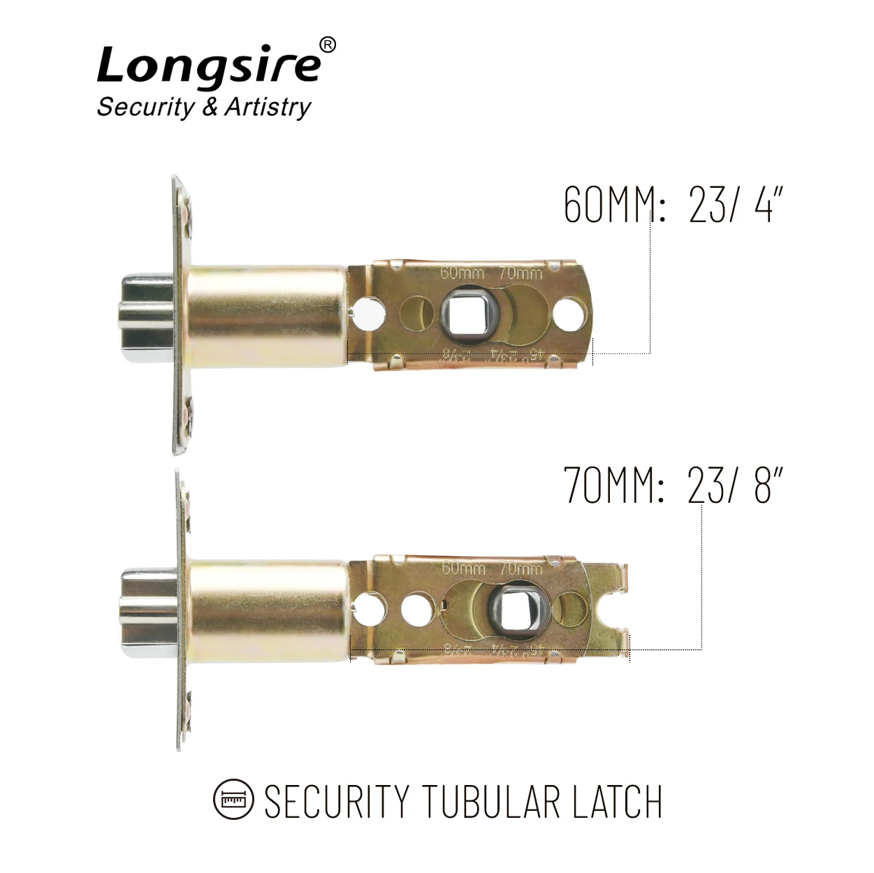 Hot Selling High Security Modern Grip Door Lever Zinc Alloy Heavy Duty Tubular Lockset Keyed Handles With Door Latch