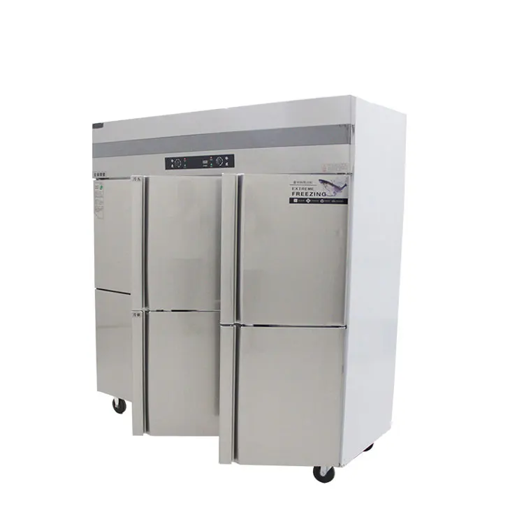 2021 hot sale 6 door Stainless steel  Commercial Kitchen freezer