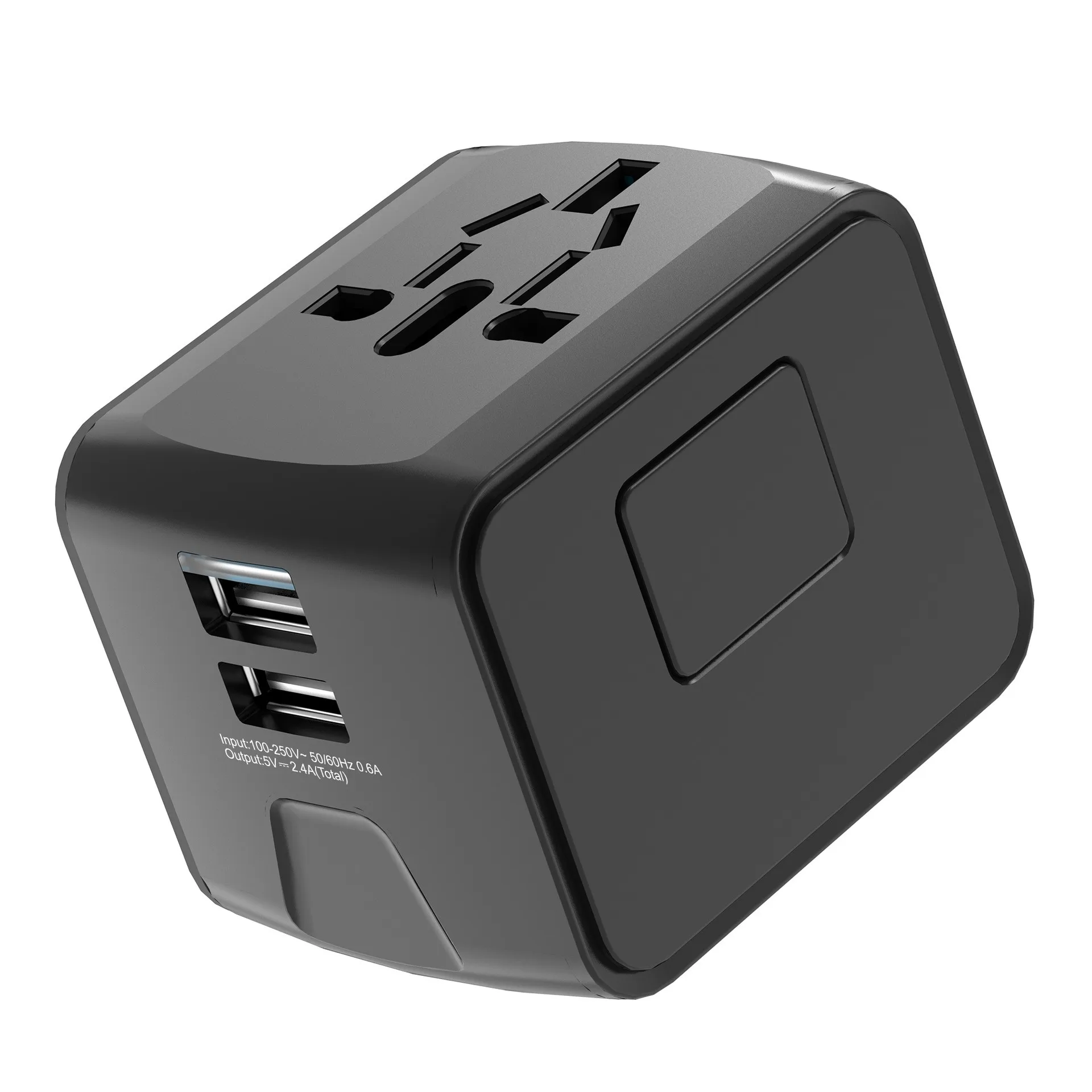 Most popular 6A Commercial World travel Charger, USB plug Type C quick charger PD adapter electrical socket