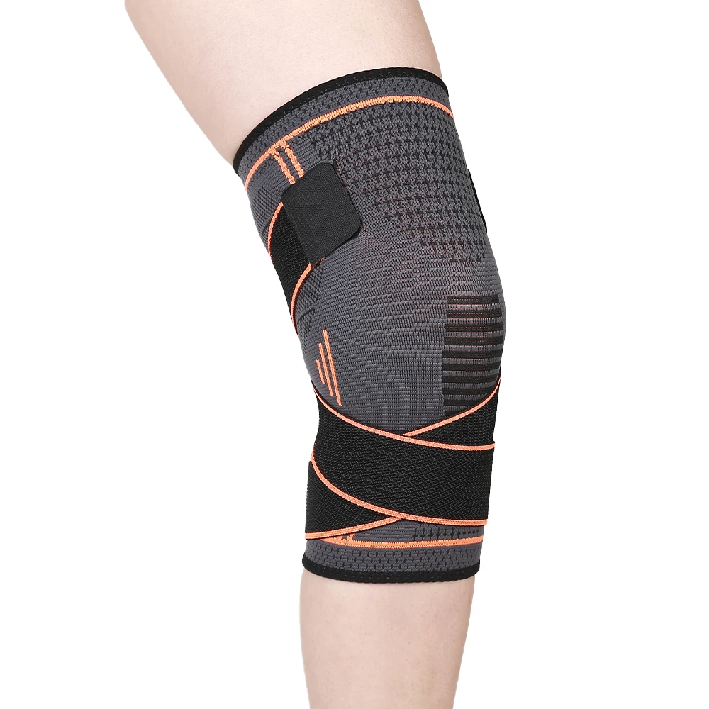 wholesale elastic compression knee brace support sleeve compression knee pads