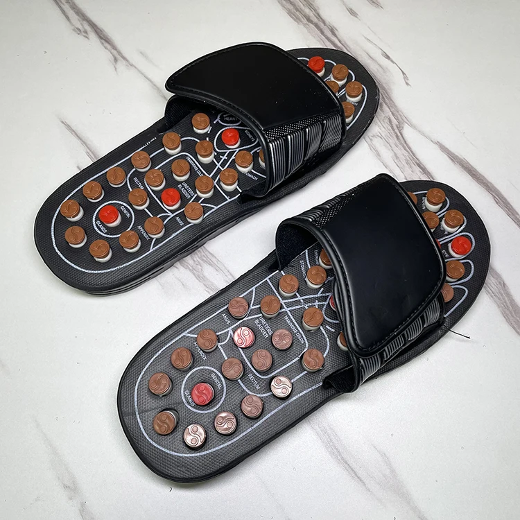 Pretty Design Female Wholesale Acupuncture Slippers Foot Bath Massage Shoes For Man