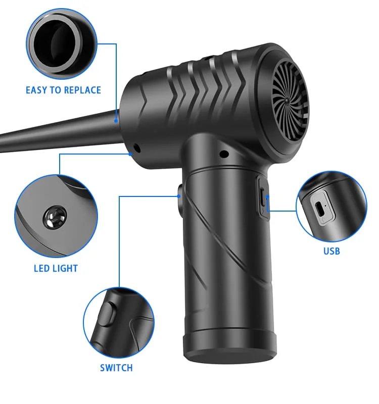 Аккумуляторная Электрическая воздуходувка