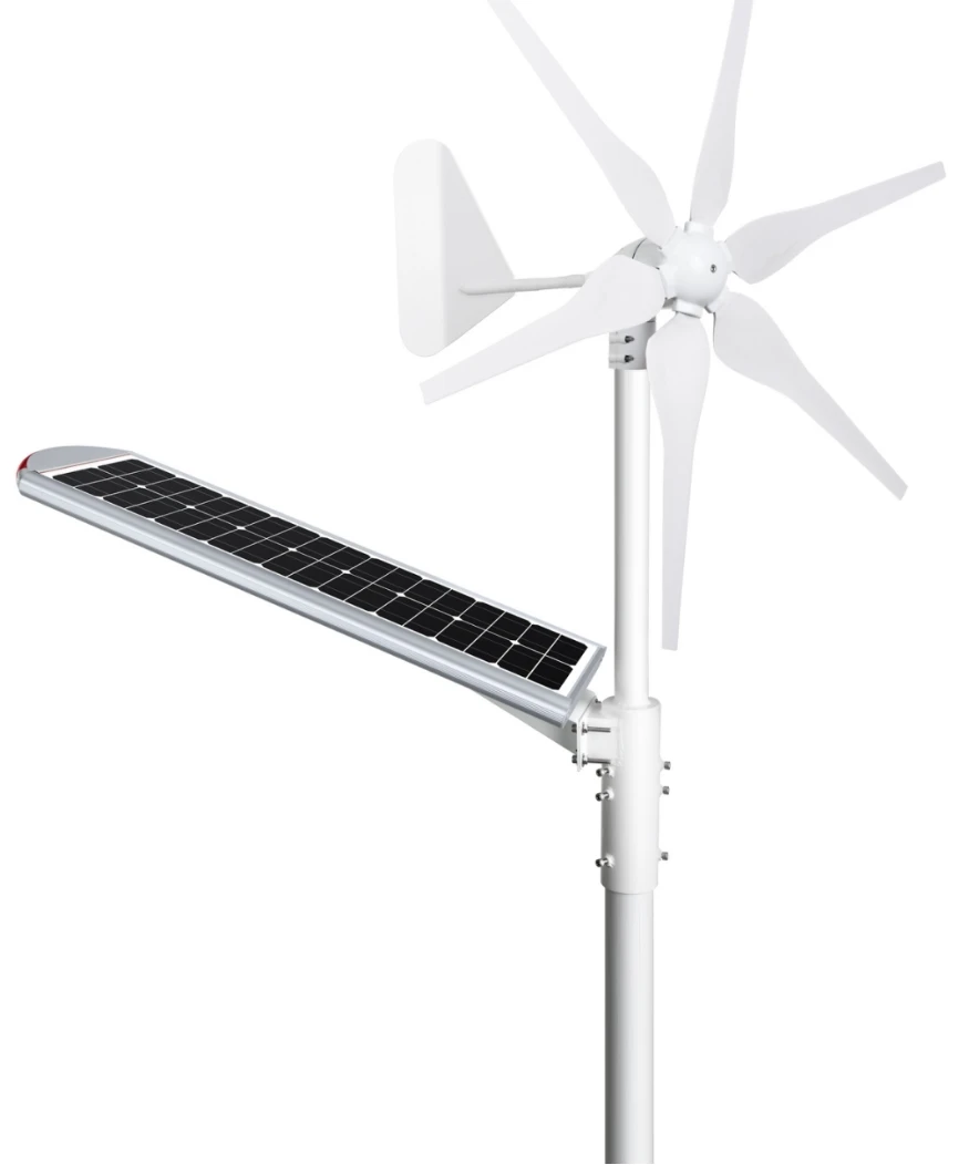 Outdoor Hybrid Solar Wind Power Solar Street Light with Horizontal Wind Turbine 100w 80w 150w 200w