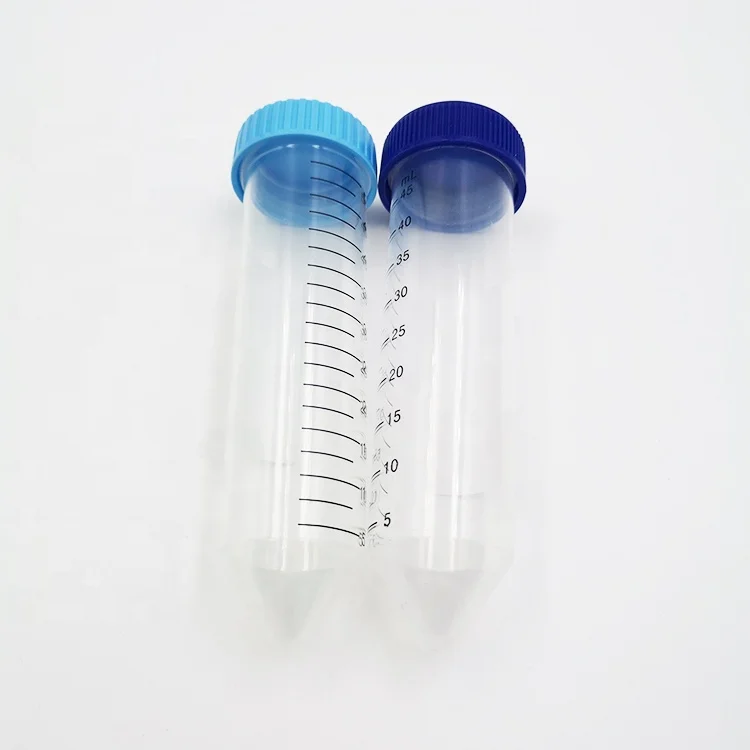 Wholesale Lab Disposable Sterile 10ml 50ml Conical Bottom PP Centrifuge Tube