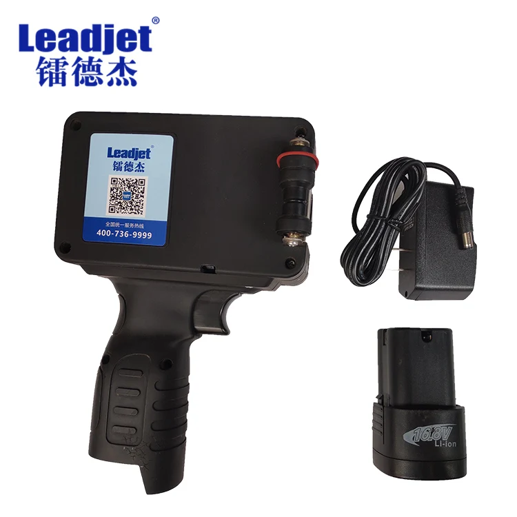 Batch Number Handheld ink jet printer /Handjet  Expiration Date Coding Printer Barcode Printer Arabic Support