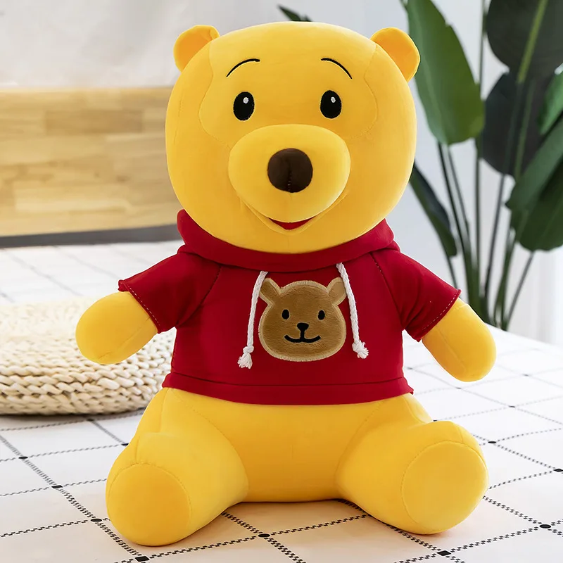 Wholesale Cute Cartoon Winny Plush Toy Animal Stuffed Plushies Cartoon Sitting Bear Pig Tiger Donkey Plush Toy Pillow Doll