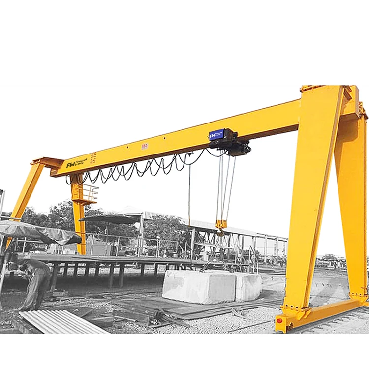 Heavy Capacity 5-30 ton Single Girder Gantry Crane 2 - 5 10 T