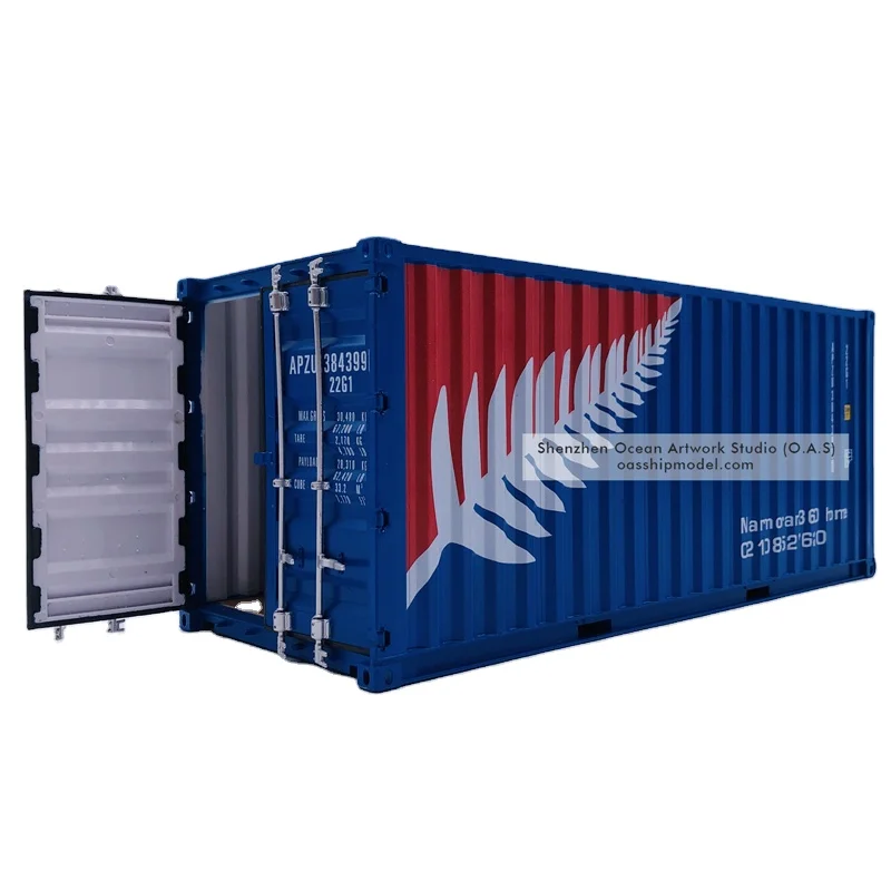 O.A.S Container Model Factory Customized Scale1:20 Plastic Crafts Shipping Boxes  Leaf Container Model
