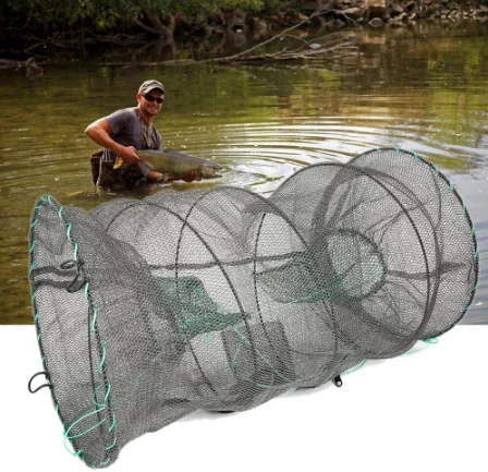 wholesale Crab Catcher Pot Trap Fishing Net Eel Prawn Shrimp Live Bait Eel Crab cage  Minnows Crawfish Net